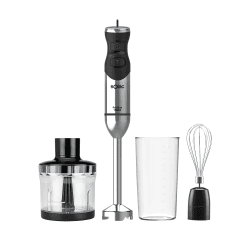 Solac Stabmixer-Set, 1500 W, 4 Edelstahlklingen, Leistungsstark, Zerkleinerer, Pürierstab, BPA-frei