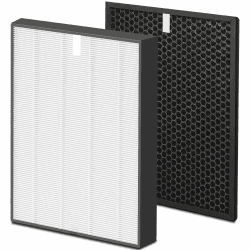 Fishoney FY2420/30 Filter Kompatibel mit Philips AC2882, AC2887, AC2889 & AC3829, Serie 2000 und 3000, Ersetzt FY2422 & FY2420, 1 Ersatzfilter, 1 Aktivkohlefilter 1+1 Stück
