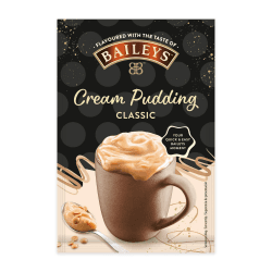 Baileys Cream Pudding Classic, alkoholfreier Quick and Easy Baileys Moment, Tassenpudding als Nachtisch oder als Snack für Zwischendurch, 1x59g Beutel , 59gm (1er Pack) 150 ml (1er Pack) Original