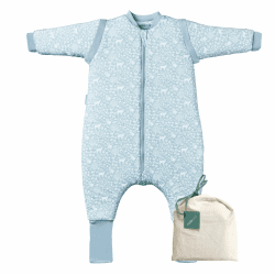 molis&co. Baby-schlafsack mit Füßen, abnehmbare Ärmel und Socken. 2.5 TOG. Ideal für die Übergangszeit und den Winter. 100% Baumwolle (OEKO-TEX 100). (Woodland, 80 cm (2 Jahre)) 80 cm (2 Jahre) Woodland
