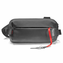 tomtoc Kompakt Sling Bag, Klein Schultertasche Umhängetasche Crossbody Bag für Herren Damen, 3 Liter Brusttasche Bauchtasche für Reise Travel Freizeit, Schwarz 3 Liter Schwarz