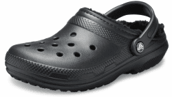 Crocs Unisex Classic Lined Clogs 45/46 EU Schwarz