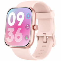 Smartwatch Damen Herren mit Telefonfunktion & Alexa eingebaut,Fitnessuhr mit 110+ Sports,Armbanduhr IP68 Wasserdicht, 24H Herzfrequenz SpO2 Schlafmonitor,1,91" Uhren Damen mit iOS/Android - Rosa