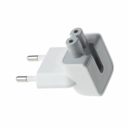 BEYEE AC Adapter Europa Stecker Reise-Ladegerät Konverter Ersatzanschluss für iPod, iPhone, iPad, Tablets, MacBook AC Netzteil (1xEU Stecker) Weiß EU Plug(1-Pack)