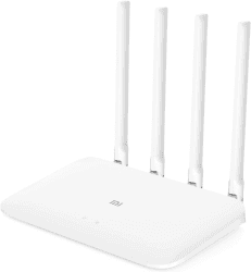 Xiaomi Mi AIoT Router 4C WLAN Router (Bis zu 300 Mbps bei 2,4GHz, Dual-Core CPU, 2 x LAN Ports, 4 externen Antennen, bis zu 64 Geräte) Mi Router 4C - 300 Mbps