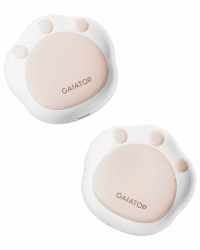 Gaiatop Handwärmer Elektrisch 2er-Pack, 4000 mAh Taschenwärmer Wiederverwendbar 3 Heizmodi Elektrischer Hand Warmers Outdoor Camping Wandern Gadgets Jagd Zubehör Warm Geschenk für Frauen, Männer Weiß