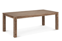 Ibbe Design Rechteckig Ausziehbar Esstisch 140x90 Natur Massiv Akazie Holz Esszimmer Tisch Alaska, L140xB90x H75 cm Braun 140x90 cm