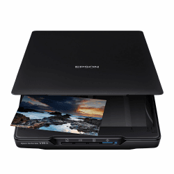 Epson Perfection V39II A4 Flachbett-Foto- und Dokumentenscanner mit Ständer