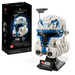 Lego 75349 Star Wars Captain Rex Helm Set, The Clone Wars Modell Sammlerstück für Erwachsene, 2023 Serie, Erinnerungsstück und Geschenk-Idee Single