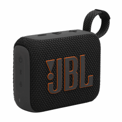JBL Go 4 in Schwarz – Tragbare Bluetooth-Lautsprecher-Box mit JBL Pro Sound, tiefem Bass und Playtime-Boost-Funktion – Wasserfest und staubfest – 7 h Laufzeit Black