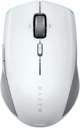 Razer Pro Click Mini - Tragbare Kabellose Maus für Produktivität (Leise und taktile Mausklicks, HyperScroll, Multitasking, 7 Programmierbare Tasten, HyperSpeed Multi-Device Dongle) Weiß Pro Click Mini Weiß