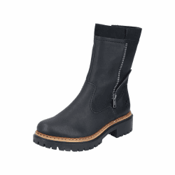 Rieker Damen 72680 Mode-Stiefel 40 EU Schwarz
