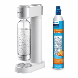 Philips Water ADD4902WH/10 GoZero Wassersprudler, Plastik, 1 Liter, WeiÃŸ White