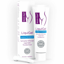 Multi-Gyn LiquiGel mit Applikator für sofortige Linderung –bei vaginaler Trockenheit, Schmerzen, Juckreiz oder Reizungen – Hormonfrei mit natürlichen Inhaltsstoffen - 30 ml (1er Pack)
