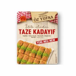 2 x 400g ÖZ frisches Kadayif Teigfäden zur Herstellung von Dubai Schokolade oder Künefe