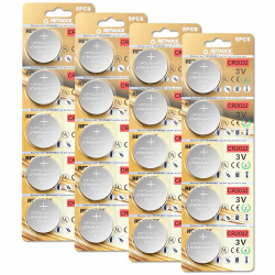 GutAlkaLi 20 Stück CR2032 3V Batterien CR 2032 Knopfzelle (Lithium Knopfzellen - 3 Volt im 20-er Pack) CR2032-20 Stück