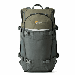 Lowepro BP 250 AW Flipside Trek Kameratasche, Grau/dunkelgrün, Innenmaße: 20,00 x 12,00 x 23,00 cm; Außenmaße: 25,50 x 17,00 x 44,00 cm ‎Flipside Trek BP 250 AW Einzelbett