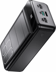 Power Bank 60000mAh, 22,5W Powerbank PD USB C Schnellladefunktion Externe Akku mit LED-Display, 4 Ausgänge und 3 Eingänge, kompatibel mit iPhone, Tablets, iPad usw