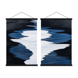 Sanauto A3 Posterleiste Posterschiene Posterleisten 30CM, Magnet Magnetische Holz Poster Aufhänger Halter Rahmen Leisten Bilder Bild Bilderleiste Bilderrahmen 30x40 30x45 (30cm, Schwarz, 2 Packungen) Schwarz 30 cm,2 Packungen