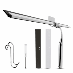 Wunset Superior-Duschabzieher-Auswahl: Mit Abziehern aus Edelstahl, Silikon und Gummi, Wasserabstreifern, Badezimmerutensilien, Abziehern für Duschkabinen (40 cm, Silber) Silber 40 cm
