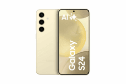 Samsung Galaxy S24 AI Smartphone, Android-Handy ohne Vertrag, 8 GB RAM, 256 GB Speicher, 50-MP-Kamera, Lange Akkulaufzeit, Amber Yellow, 3 Jahre Herstellergarantie Yellow 256 GB
