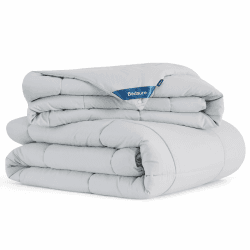 BEDSURE Bettdecke 200x200cm 2er Set 450gsm Grau-Winterdecke 200x200 4 Jahreszeiten inklusive Ganzjahresdecke 200x200 300gsm &Sommerdecke 200x200 150gsm, 2 Steppdecke für Vierjahreszeiten/Sommer/Winter Grau 4-jahreszeiten Bettdecke 200x200 cm