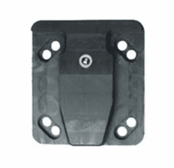 Brodit 215060 Montage Adapter, Schwarz