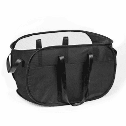 KIAYOO Wäschekorb Faltbar,Klappbarer Wäschekorb,Pop-Up Laundry Baskets für Badezimmer,Schlafzimmer,Waschküche,Kinderzimmer,Hotel & Reisen, Schwarz B Schwarz