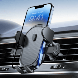 Miracase Handyhalterung Auto，Handy Halterung Auto Lüftung mit Starker Stahlhaken,universelle handyhalter für iPhone, Android und alle Smartphones, Schwarz Aktualisiertes Modell