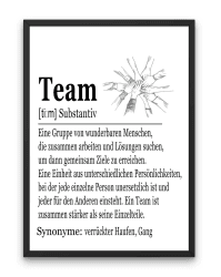 PURESIZE Team Geschenk Arbeit Poster Din A4 (ohne Rahmen), Kollegen Geschenke, Büro Deko Bild, Mitarbeiter Weihnachten, Abschiedsgeschenk Jobwechsel, dankeschön ohne Rahmen A4 Team Hände