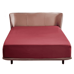 Bedsure Spannbettlaken 160x 200 cm Rot, Mikrofaser Bettlaken 160x200cm für Matratze bis 30 cm hohe, Spannbetttuch Leintuch für Boxspringbett 160 x 200 cm Rot