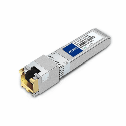 FLYPROFiber 1,25/2,5/5/10G-T SFP+ RJ-45, 10GBase-T Transceiver kompatibel mit Cisco, Ubiquiti UniFi UF-RJ45-10G, Meraki, Supermicro Netgear und mehr - unterstützt Cat6A/Cat7-100ft/30M