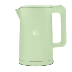 Balter Wasserkocher Edelstahl WK-4, 1,7 Liter, elektrischer Wasserkocher, Doppelwand Design, BPA frei, LED, Teekocher Kompakt, leise (Mint)