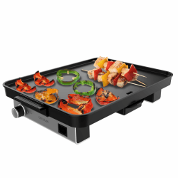 Cecotec Elektro-Grillplatte Magnet 1800. Grillplatte mit 1800W, Aluminium mit Teflonbeschichtung, abnehmbare magnetische Teile und spülmaschinenfest. Magnet 2600W