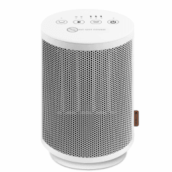 MYCARBON Heizlüfter Energiesparend 900W/1500W Thermostat 18℃/23℃/28℃ 8H Timer 60°Oszillation leise Heizlüfter Bad mit Kippschutz Überhitzungsschutz Keramik Heizlüfter für Badzimmer Wohnzimmer NP9B