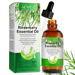VXHDAG 100% reines ätherisches Rosmarinöl für Hautpflege - für Augenbrauen und Wimpern, nährt die Kopfhaut, stimuliert das Haarwachstum für Männer Frauen (1er Pack 1x120ml) 120 ml (1er Pack)