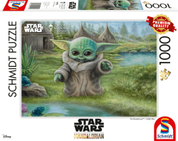 Schmidt Spiele 59955 Thomas Kinkade, Lucas Film, The Mandalorian, Childs Play, 1.000 Teile Puzzle, bunt, Einheitsgröße