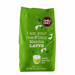 One&Only Matcha Latte Instant Pulver - 1000g Beutel (15% Matcha-Anteil)
