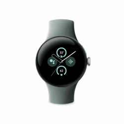 Google Pixel Watch 2 - das Beste von Google und Fitbit – Herzfrequenzmessung, Stressmanagement, Sicherheitsfunktionen – Android – Aluminiumgehäuse in Champagne Gold – Sportarmband in Hazel – WLAN Pixel Watch 2 wifi Watch 2 wifi Hazel