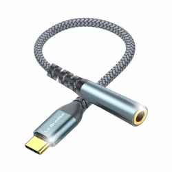 USB C auf 3.5mm Klinkenstecker, Typ C auf 3,5mm Kopfhörer aux Digital Audio USB C Klinke, AUX auf USB C Kopfhörer Adapter für Samsung Galaxy Pixel, iPad Pro, Huawei, Xiaomi und Weitere Typ-C-Geräte