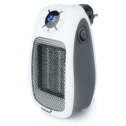 Korona 60010 Steckdosenheizer mit Frostwächter Funktion | 600 Watt | Digitales Display | Einstellbare Temperatur | Ideal für schnelle, punktgenaue Wärme in Räumen mit 10-20 m²