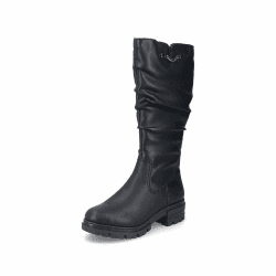 Rieker Damen Winterstiefel 76891, Frauen Stiefel 38 EU Schwarz 00