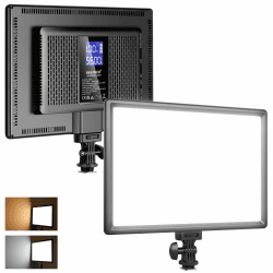 NEEWER 192 LED Foto Video Licht, 20W Ultra Dünn zweifarbig dimmbar DSLR Kamera, 8000mAh Lithium Akku weiches Videoleuchte, 3200–5600K CRI97+ für Fotografie Videoaufzeichnung Videokonferenz Streaming