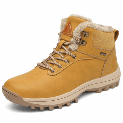 Mishansha Unisex Winterschuhe Warme Gefütterte Winterstiefel Wasserdicht Wanderschuhe Gr.36-48 39 EU Gelb