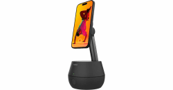 Belkin Auto-Tracking-Ständer Pro mit DockKit, Handyhalterung mit Ladefunktion kompatibel mit MagSafe, kabelloses Laden 15W, 360-Grad-Tracking, 1,5-m-Kabel, iOS-Integration für iPhone 16, 15, 14, 13