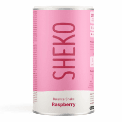 SHEKO Himbeere Mahlzeitersatz Shake - 20 Shakes pro Dose - Proteinreich, Glutenfrei & Natürlicher Geschmack - Diät Shakes zum Abnehmen Himbeere 360 g (1er Pack)