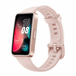 HUAWEI Band 8 Smartwatch, Ultra Slim Design, Sleep Tracking, 2 Week Battery Life, Health and Fitness Tracker, Compatible with Android & iOS, German Version, Sakura Pink Band 8 Pink