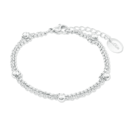 s.Oliver Armband 925 Sterling Silber Damen Armschmuck KUGELN
