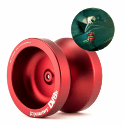 YoyoFactory DV888 Profi Metall Yo-Yo Mit Kugellager & Schnur - ROT (Ideal für Anfänger)