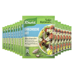 Knorr Salatkrönung Griechische Art für leckeres Salatdressing mit natürlichen Zutaten* 15x 52 ml